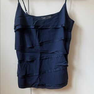 Vince Midnight Blue Layered Camisole